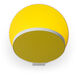 Gravy LED 4 inch Matte White with Matte Yellow Wall Sconce Wall Light, Plug-in